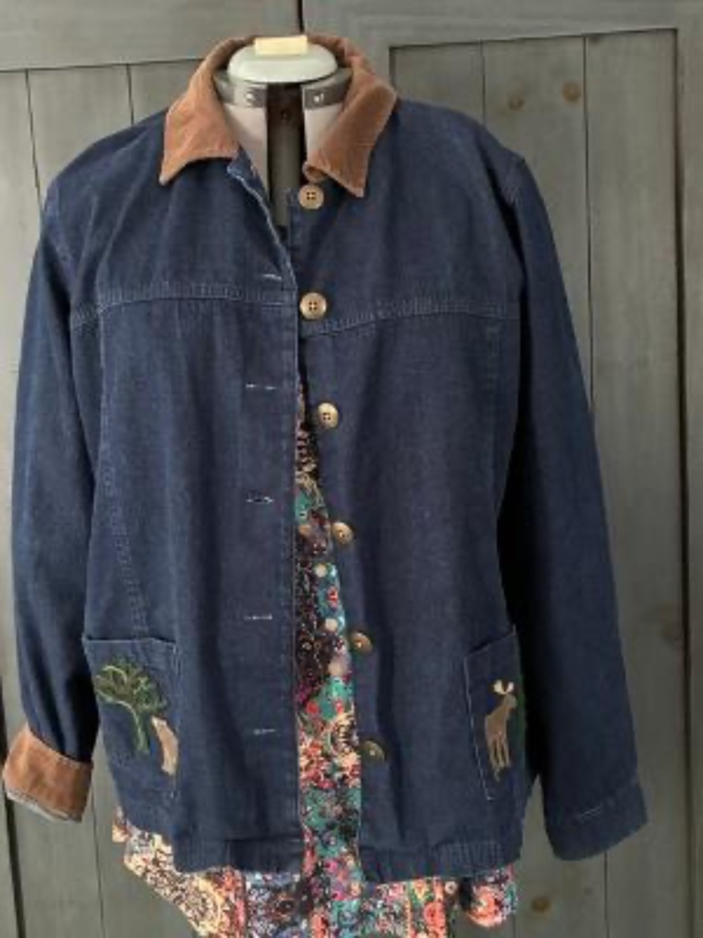 Breckenridge XL Woodland Jean Jacket - Excellent Condition - ONLY WORN ONCE